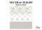 Neutral Flight - Decoupage Pack of 3 sheets! Each sheet is 12x36 inches